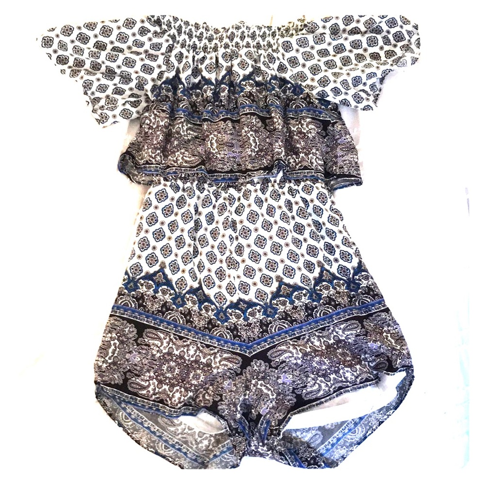 Off the shoulder romper